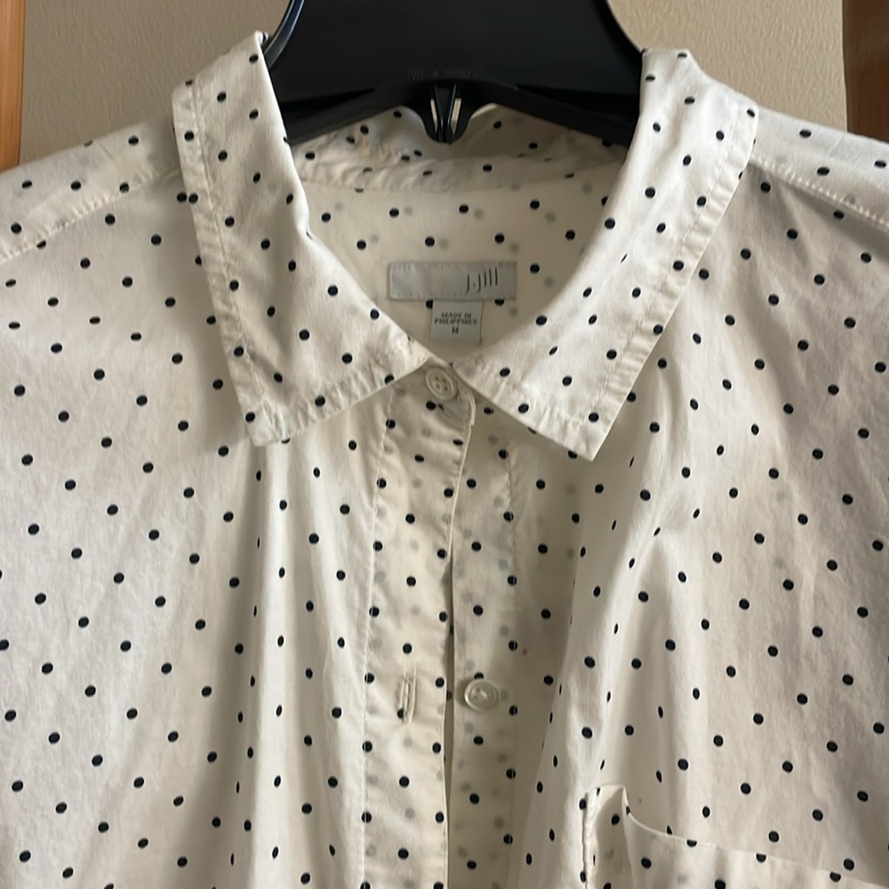 J. Jill  cotton button down size med
